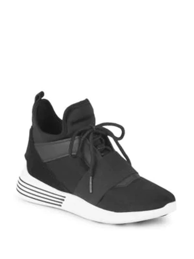 Shop Kendall + Kylie Braydin High-top Sneakers In Black