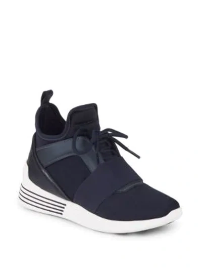 Shop Kendall + Kylie Braydin High-top Sneakers In Blue