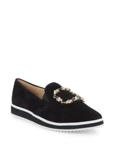 Shop Karl Lagerfeld Kalana Slip-on Sneaker In Black