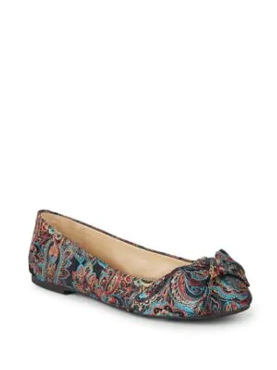Shop Sam Edelman Perforated Ballet Flats In Multi