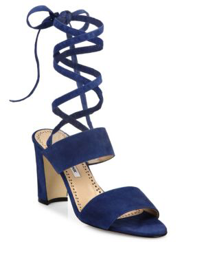 gorg ankle wrap block heel
