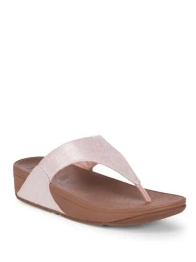 Shop Fitflop Lulu Thong Sandals In Nude
