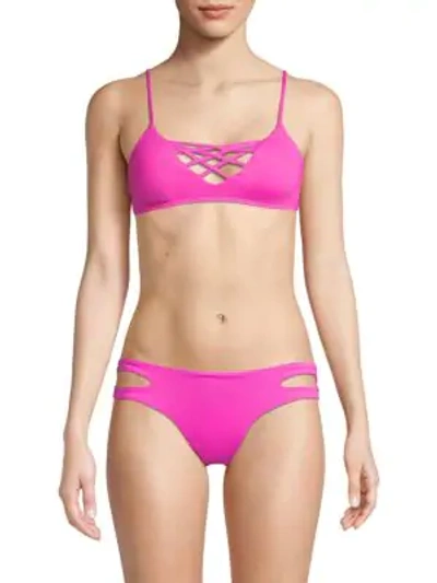 Shop L*space Jamie Bikini Top In Pink