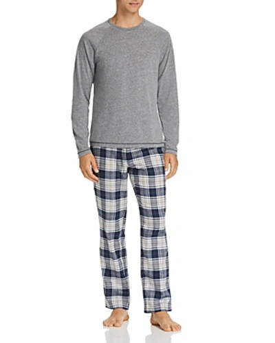 Shop Ugg Steiner Pajama Gift Set In Gray/navy