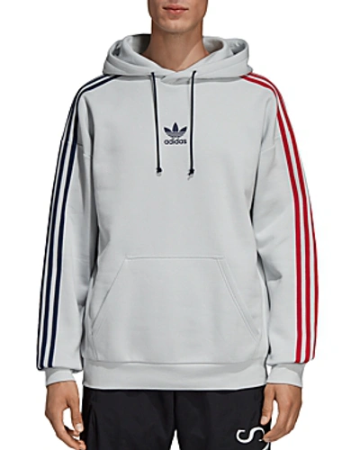 Adidas Originals Adidas Men's Originals Fleece Three-stripe Hoodie In Clear  Grey | ModeSens