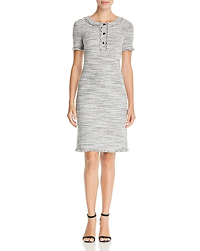 Shop St. John Eaton Place Tweed Dress In Cace