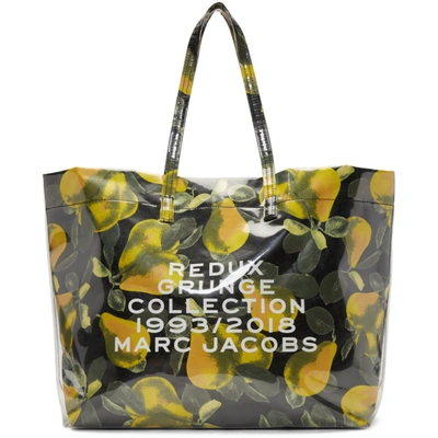 Shop Marc Jacobs Multicolor Redux Grunge Fruit Tote In 794 Lemon
