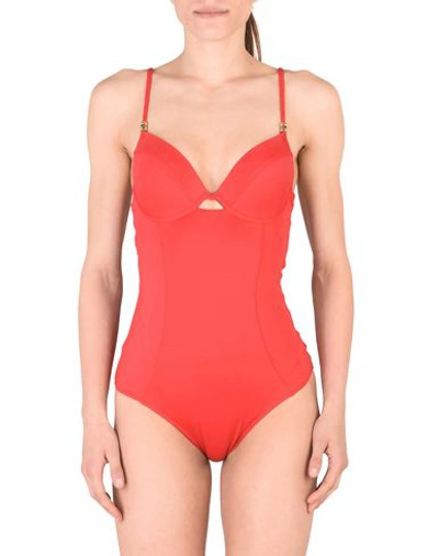 Shop Heidi Klum Swim One-piece Swimsuits In Red