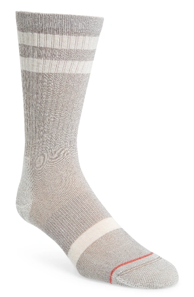 Shop Stance Joven Classic Crew Socks In Grey