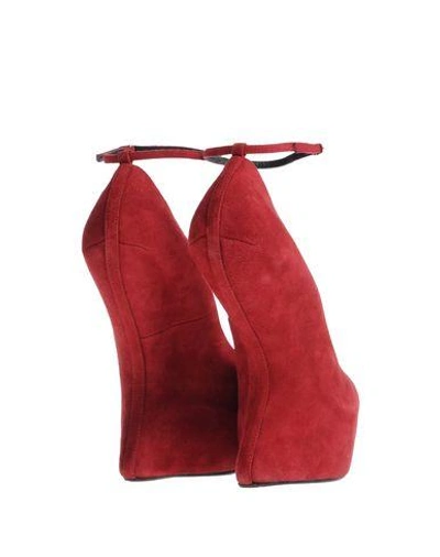 Shop Giuseppe Zanotti Pump In Brick Red