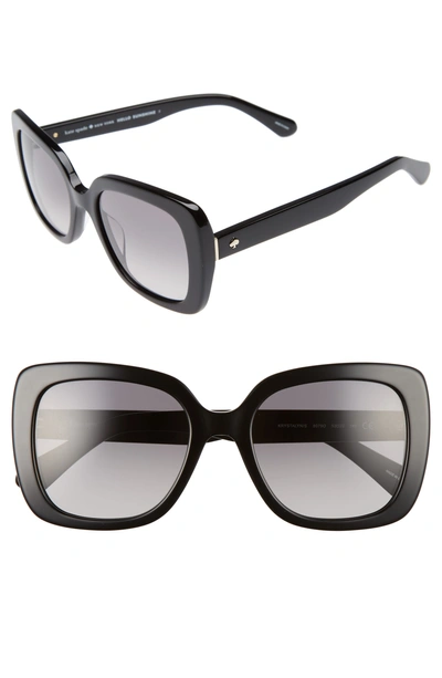 Shop Kate Spade Krystalyn 53mm Sunglasses - Black