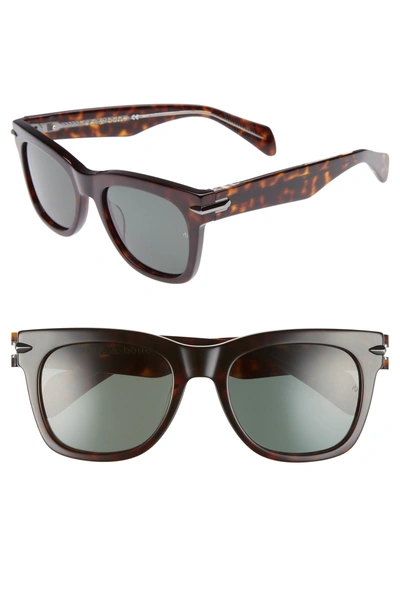 Shop Rag & Bone 54mm Polarized Sunglasses - Dark Havana