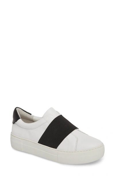 Shop Jslides Adorn Slip-on Sneaker In White Leather