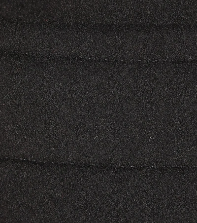 Shop Burberry Wool-blend Coat In Black