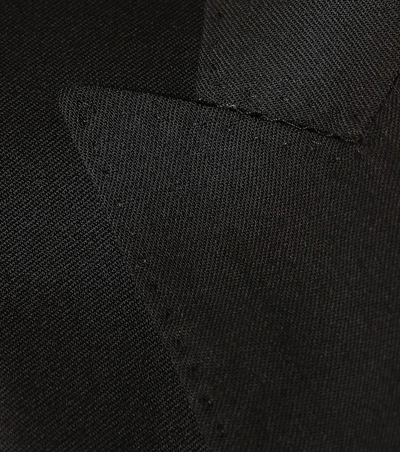 Shop Max Mara Fantino Wool Wrap Dress In Black