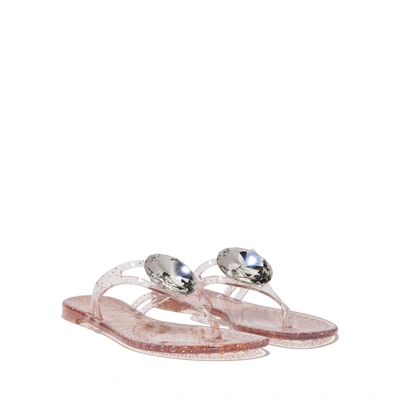 Shop Casadei Jelly In Ice And Tan