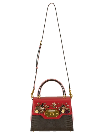 Shop Dolce & Gabbana Welcome Bag In Gry-pnk