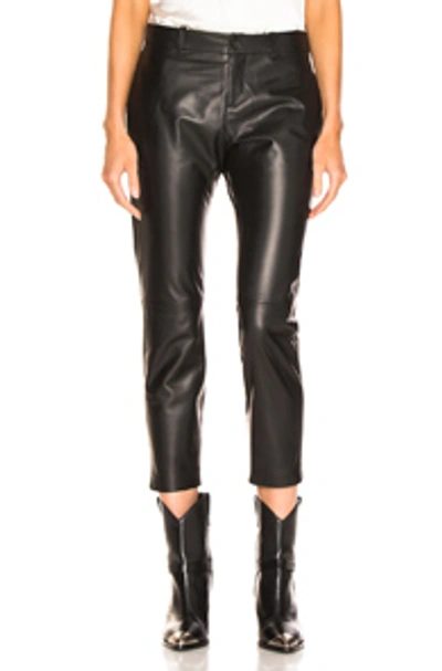 Shop Nili Lotan Tel Aviv Leather Pant In Black