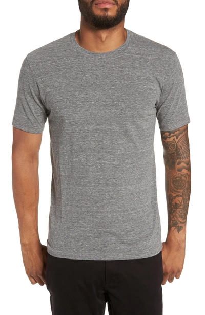 Shop Goodlife Supima Cotton Blend Crewneck T-shirt In Heather Grey