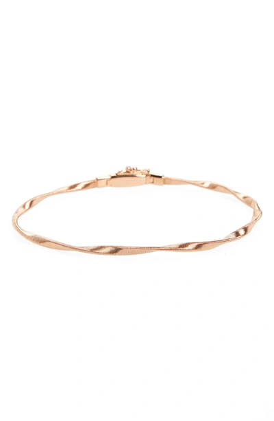 Shop Marco Bicego 'marrakech' Single Strand Bracelet In Rose Gold