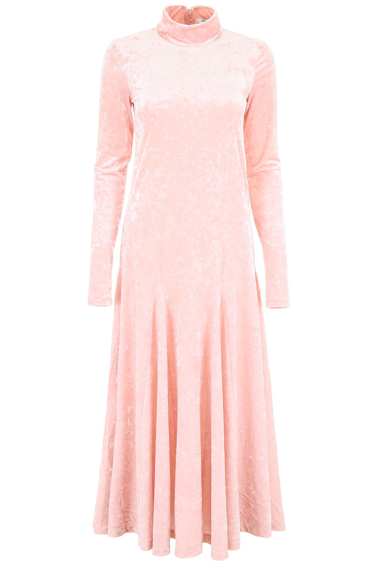 ganni velvet dress