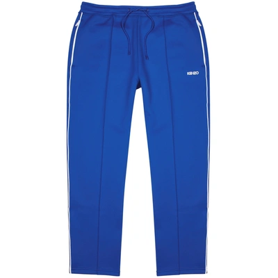 Shop Kenzo Blue Jersey Sweatpants