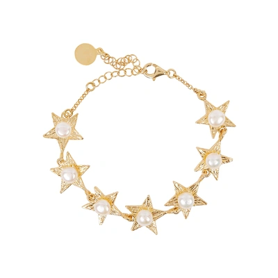 Shop Soru Jewellery Pleiades 18kt Gold-plated Bracelet