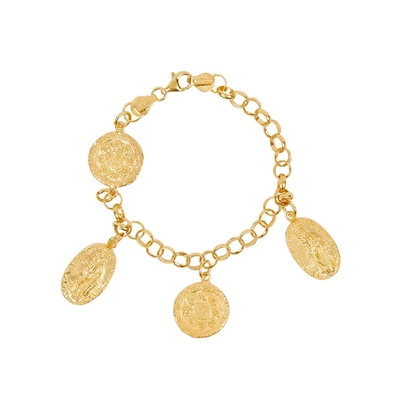Shop Soru Jewellery Amore 18kt Gold-plated Bracelet