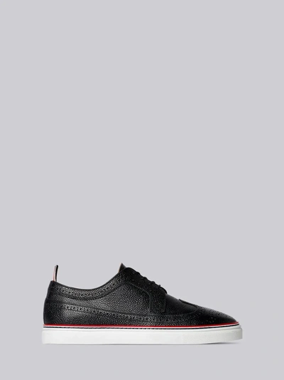 Shop Thom Browne Contrast Cupsole Longwing Brogue In Black