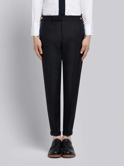 Shop Thom Browne Selvedge Stripe Skinny-fit Trouser In Blue