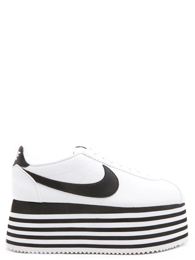 Shop Comme Des Garçons 'cortez' Shoes In White