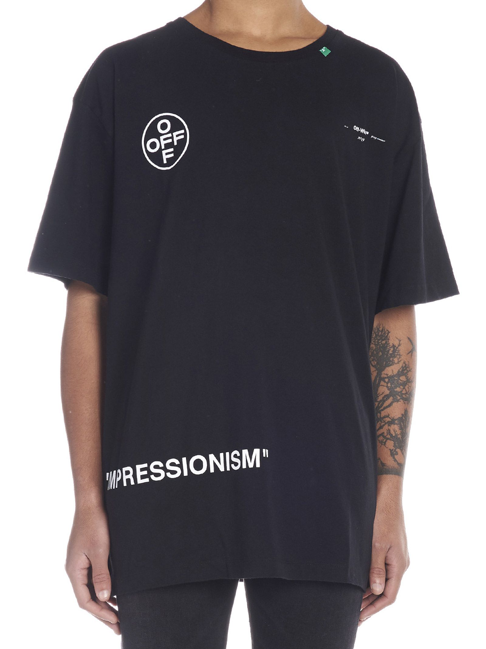 off white stencil logo t shirt