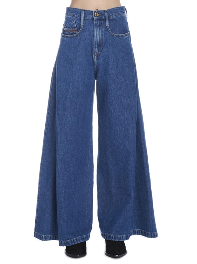Shop Diesel D-izzier Jeans In Light Blue