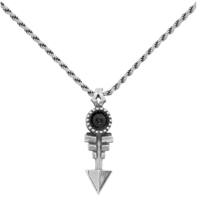 Shop Emanuele Bicocchi Silver Arrow Necklace