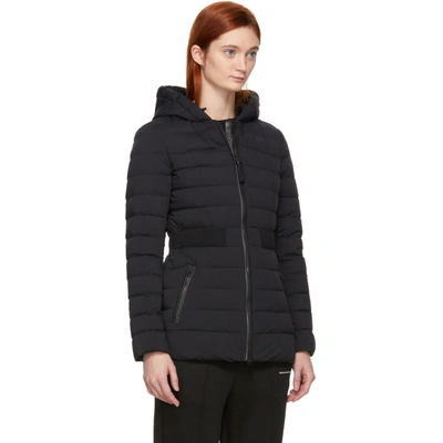 Shop Mackage Black Down Kaila Hooded Jacket