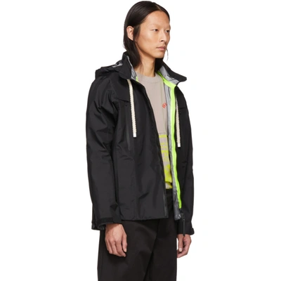 Shop Loewe Black Technical Parka In 1100 Black