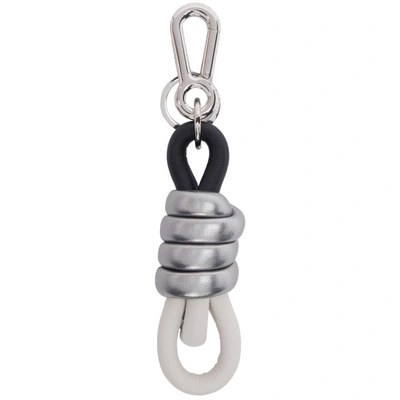 Shop Loewe Silver And White Knot Charm Keychain In 2016 Whtmul