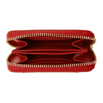 Shop Anya Hindmarch Red Small Chubby Heart Zip Wallet In 188 Br Red