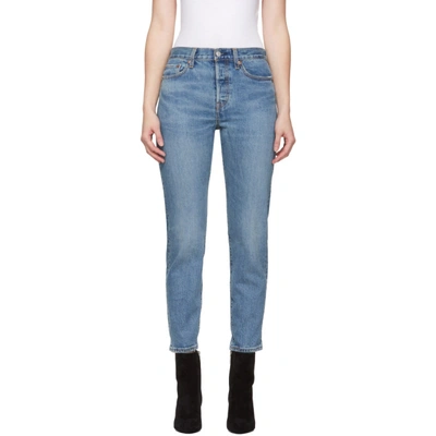 Shop Levi's Levis Indigo Wedgie Icon Fit Jeans In These Dream