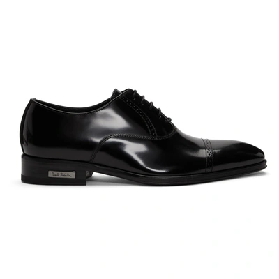 Shop Paul Smith Black Patent Lord Oxfords In 79 Black