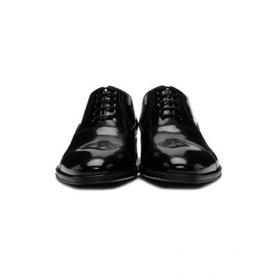 Shop Paul Smith Black Patent Lord Oxfords In 79 Black