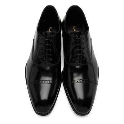 Shop Paul Smith Black Patent Lord Oxfords In 79 Black