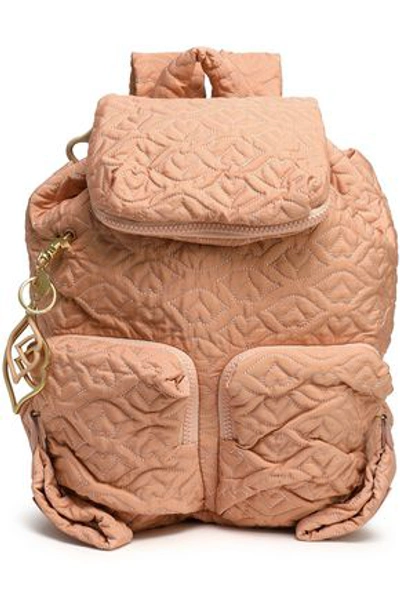 Shop See By Chloé Woman Joyrider Bisou Quilted Shell Backpack Blush