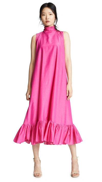 Shop Maggie Marilyn Floating On The Clouds Dress In Rasberry Pink