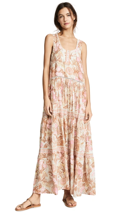Shop Spell And The Gypsy Collective Jungle Maxi Sundress In Cream
