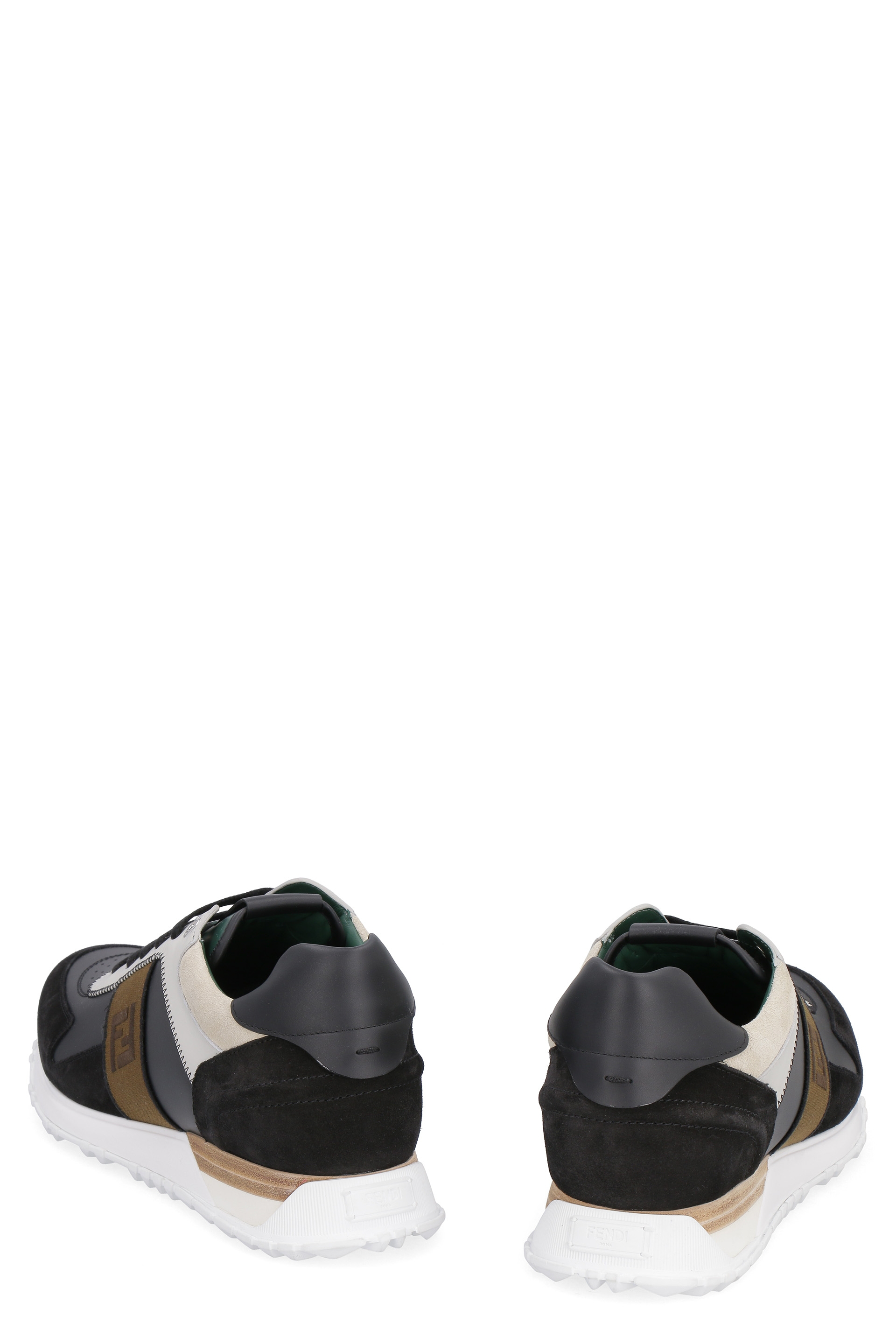 Fendi Ff Logo系带运动鞋 In Multi | ModeSens