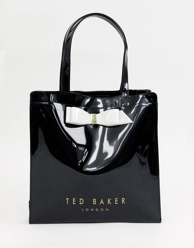Ted Baker Almacon Bow Large Icon Bag-black | ModeSens