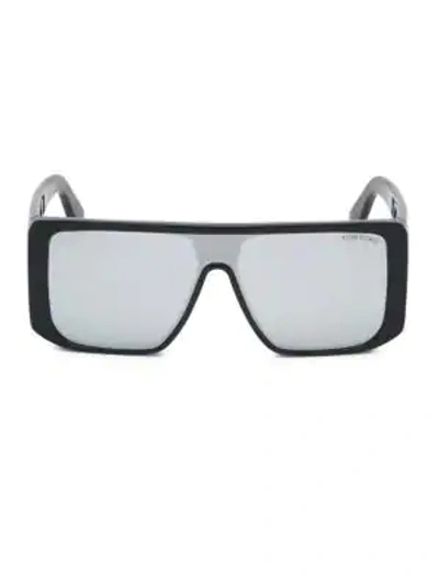 Shop Tom Ford Atticus Shield Sunglasses In Black