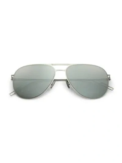 Shop Dior Men's 59mm Aviator Sunglasses In Silver