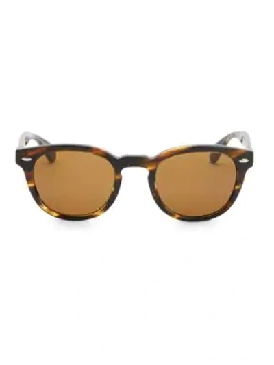 Shop Oliver Peoples Sheldrake 47mm Pantos Sunglasses In Coco Bolo